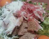 玉ねぎの葉っぱのお好み焼き作り方1写真