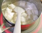超簡単！豆腐白玉とマシュマロの抹茶ムース作り方3写真