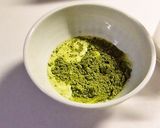 超簡単！豆腐白玉とマシュマロの抹茶ムース作り方1写真