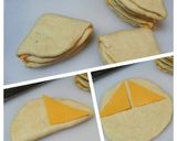 ビスケット風チーズとソーセージ捻りパン作り方4写真