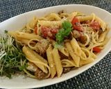 cava?缶のレモンバジルパスタ作り方5写真
