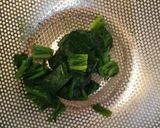 ＊小松菜となめこのあんかけおかゆ作り方4写真