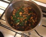 ＊小松菜となめこのあんかけおかゆ作り方6写真
