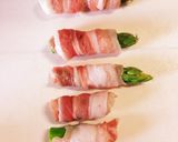 お弁当にも✨アスパラの肉巻き(みそ味)作り方3写真