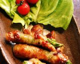 お弁当にも✨アスパラの肉巻き(みそ味)作り方8写真