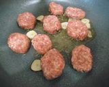 筍と椎茸*中華風 煮込みハンバーグ作り方5写真