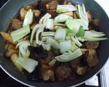 筍と椎茸*中華風 煮込みハンバーグ作り方13写真