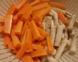 圧力鍋でスペアリブと根菜煮込み作り方4写真