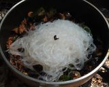 麻婆豆腐春雨茄子青椒木耳ピーマンキクラゲ作り方5写真