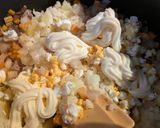 叉焼・茹で卵・マカロニ・ポテトの集合サラダ作り方4写真