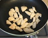 鶏肉&うど&せりの甘辛炒め作り方3写真
