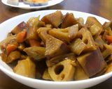 根菜系の甘酢煮。作り方5写真