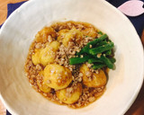 ほっこり美味しい！揚げ新じゃがのそぼろ煮作り方9写真