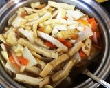 ストウブで茅乃舎出汁香るたけのこご飯作り方3写真