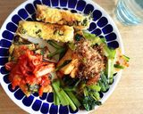 糖質オフ☆大豆粉でチヂミの生地作り方4写真
