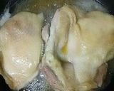お酒たっぷり柔らか鳥もも煮作り方2写真