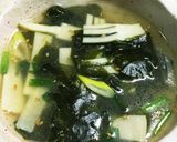 タケノコとワカメの韓国風スープ作り方4写真