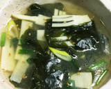 タケノコとワカメの韓国風スープ作り方4写真