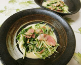 水菜のマヨぽん合え作り方3写真