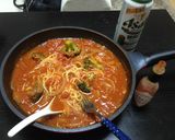 あつ〜い♡スープパスタ作り方1写真