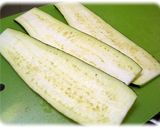 レンジで簡単！なすのえのき巻き作り方1写真