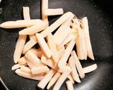 ☆余り物☆冷凍ポテトとハム炒め作り方1写真