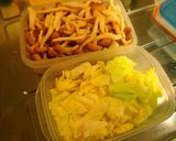 野菜たっぷり！ささみと塩昆布のパスタ作り方1写真