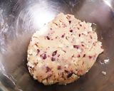 ホワイトチョコ＆クランベリーのクッキー作り方5写真