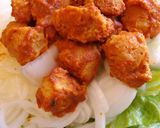 大豆ミート♪タンドリーチキン風作り方3写真