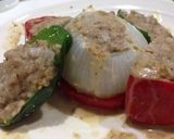 まるごと新たまねぎの肉詰めサラダ風作り方4写真