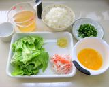 レタスかにかまあんかけ炒飯作り方1写真