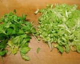 セロリたっぷりのお好み焼き！美容効果作り方1写真