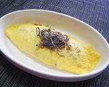 納豆オムレツ★塩昆布のせ作り方3写真