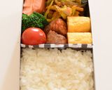 【キャラ弁】コロッケでリラックマ弁当作り方1写真