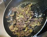 なすミンチパスタ♪作り方3写真
