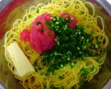 ドレッシングでコクとうまみのたらこスパ♪作り方3写真