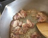 たけのこと鶏肉の煮物作り方2写真