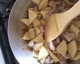 たけのこと鶏肉の煮物作り方3写真