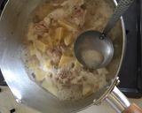 たけのこと鶏肉の煮物作り方5写真
