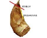 圧力鍋でアク抜き　　たけのこご飯作り方1写真