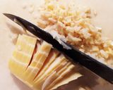 筍たっぷりコリコリつくねの甘辛醤油〜♪作り方1写真