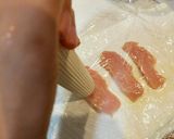 簡単絶品！主人が惚れた筍と鶏肉の生ハム巻作り方2写真