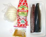 さば・新たまねぎカレー風煮付けフライパン作り方1写真