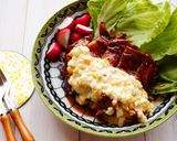 柚子こしょうタルタルの照り焼きチキン作り方6写真