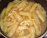三つ葉の香り♪油揚げのお味噌汁★作り方2写真