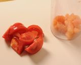 トマトと柑橘のソルティースムージー作り方1写真