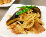豚バラなすモヤシのポン酢炒め作り方6写真