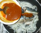 さば・新たまねぎカレー風煮付けフライパン作り方6写真