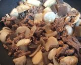 里芋と牛肉オイスターソース炒め煮作り方4写真