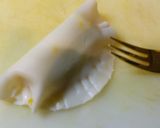 餃子の皮で巻いてトースト 一番人気は?作り方4写真